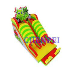 Custom bouncy castle inflatable slide for sale Double lanes inflatable slide