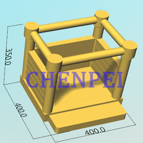 Custom Yellow bouncy castle jumping castle for sale custom colors