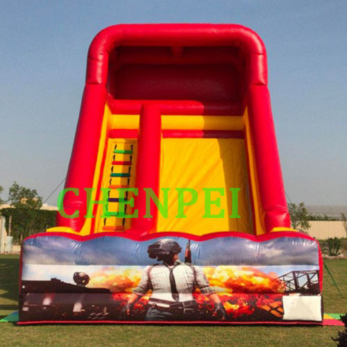 PUBG inflatable slide for sale Commercial bouncy castle for sale