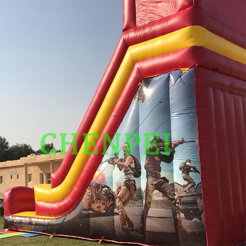 PUBG inflatable slide for sale Commercial bouncy castle for sale