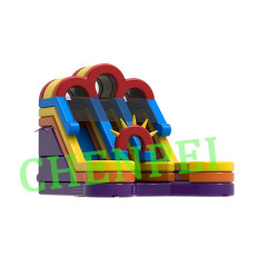 Wet&Dry inflatable slide for sale inflatable slide with double lanes bouncy castle manufacturer