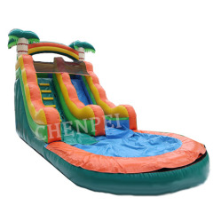 commercial water slide for sale palm tree water slide to buy