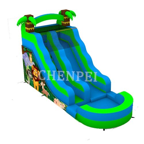Palm tree inflatable water slide for sale commercial water slide to buy