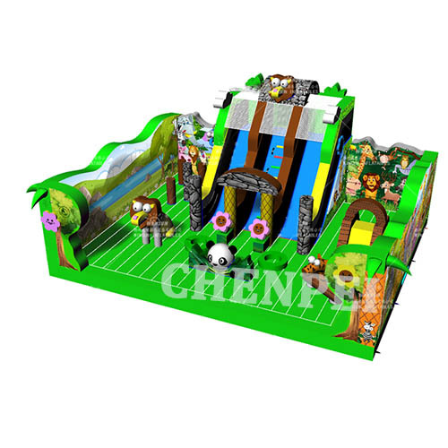 Jungle inflatable funcity for sale commercial bouncy castle sale