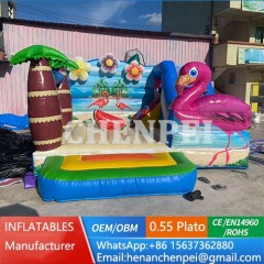 Flamingo bouncy castle for sale new custom Flamingo jumping castle