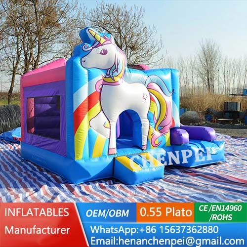 Unicorn bouncy castle sale commercial jumping castle for sale