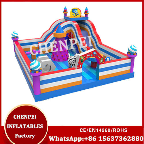 Small inflatable funcity jumping castle business for sale
