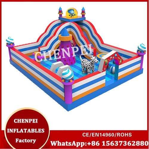 Small inflatable funcity jumping castle business for sale