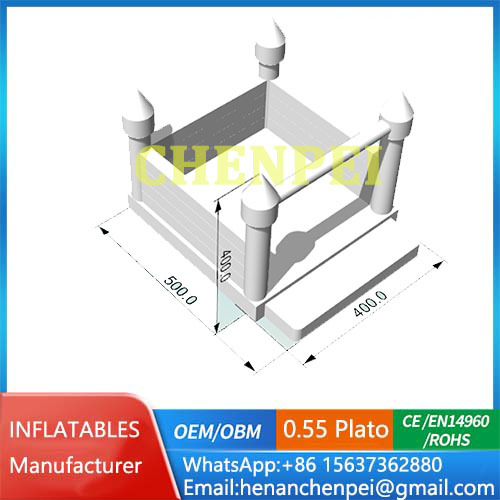 Sale White jumping castle wedding bounce house for sale