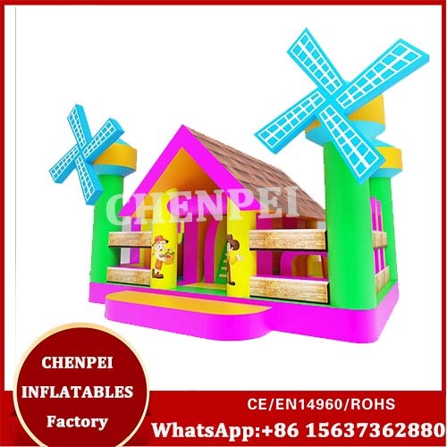 Small inflatable funcity jumping castle business for sale