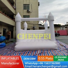 Sale White jumping castle wedding bounce house for sale