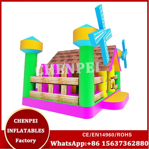 Small inflatable funcity jumping castle business for sale