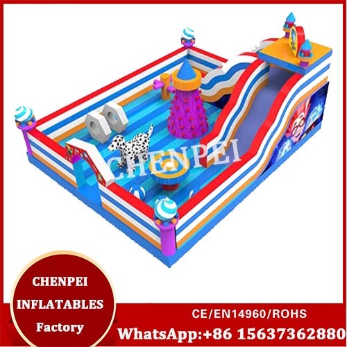 Small inflatable funcity jumping castle business for sale