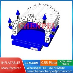 White bouncy castle for sale china inflatables manufacturer