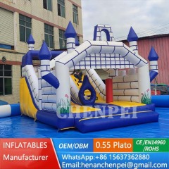 New White jumping castle for sale custom bouncy castle