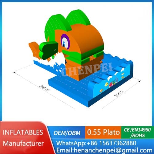 Fish inflatable bouncy castle