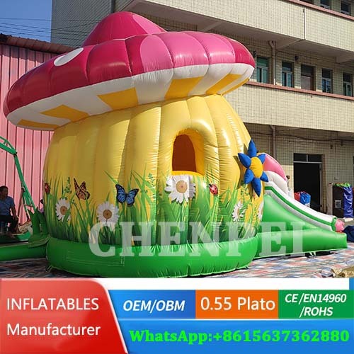 Mushroom castle inflatable bouncy castle for sale commercial bouncy castle buy