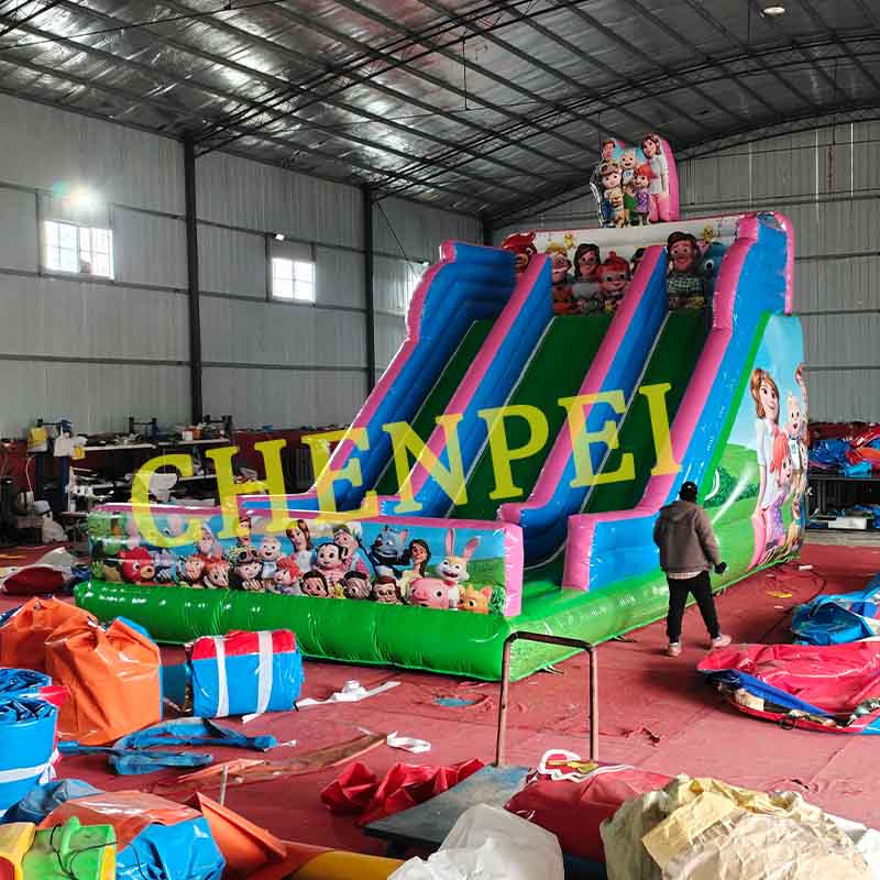 Coco Melon inflatable slide for sale inflatable slides supplier