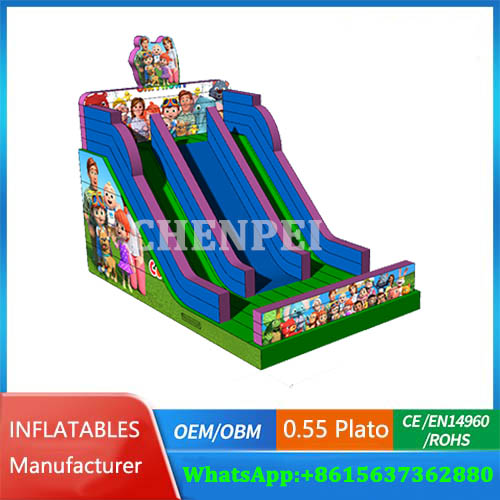 Coco Melon inflatable slide for sale inflatable slides supplier