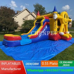 Smile water jumping castle commercial bouncy castle for sale