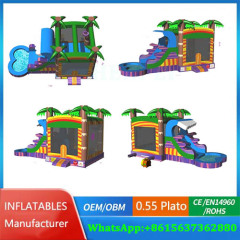 Water bouncy castle slide for sale