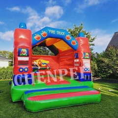 Fire truck jumping castle for sale