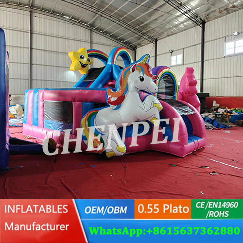 Unicorn jumping castle sale