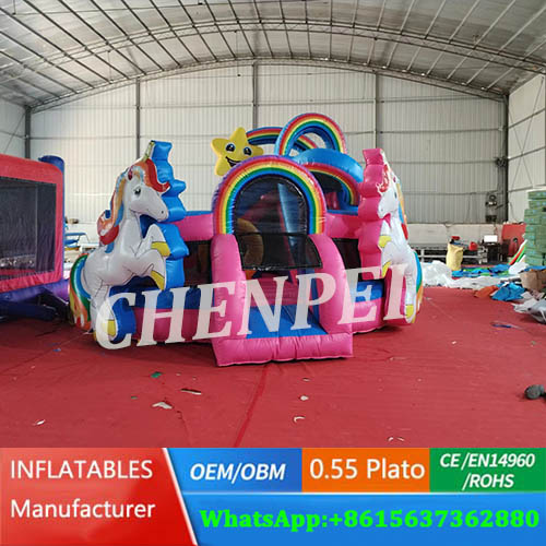 Unicorn jumping castle sale