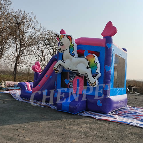 Unicorn jumping castle sale