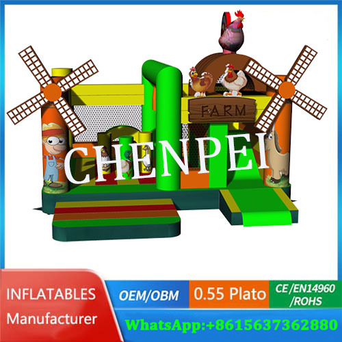 Farm bouncy castle commercial for sale