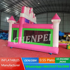 Pink jumping castle for sale commercial inflatables for sale