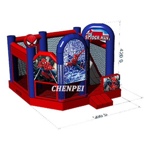 Spiderman jumping castle to buy commercial bouncy castles