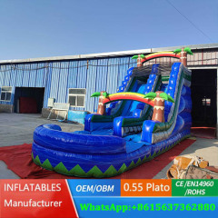 Blue water slide for sale