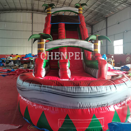 Full size commercial water slide sale marble reb water slides for sale