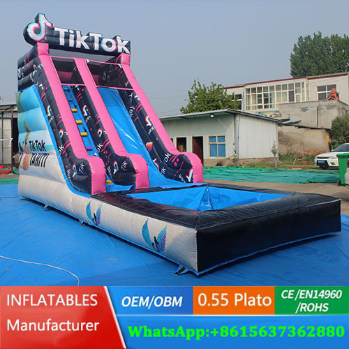 Tiktok water slide for sale commercial water slide price