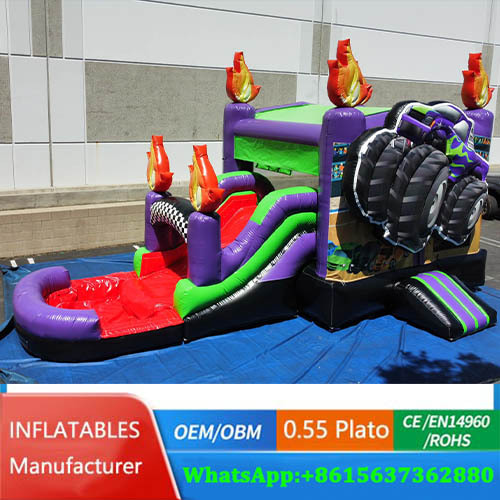 Commercial water bouncy castle for sale