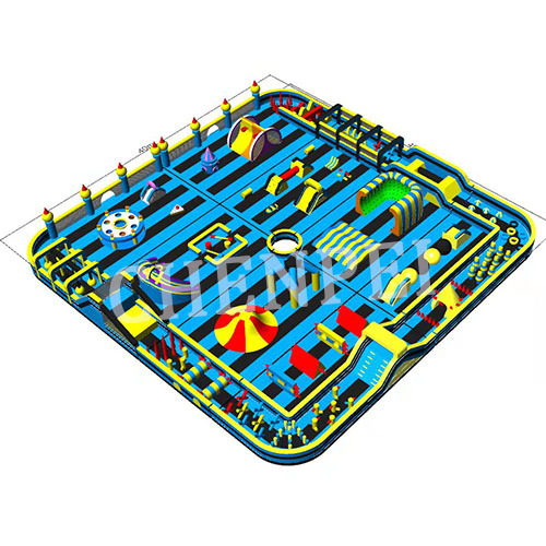 Giant bouncy castles Large inflatable playground for sale