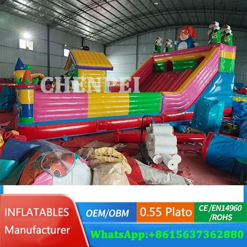 Big Crazy bouncy castle with big slide