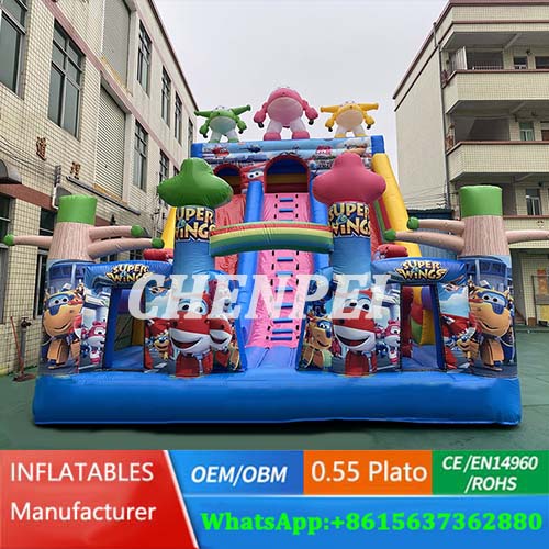 Super wings Bouncy castle commercial for sale