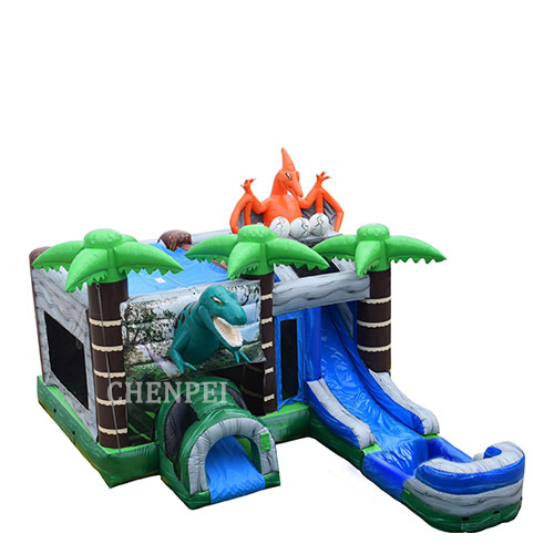 Dinosaur water bouncy castle for sale water jumping castles