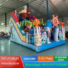 New Caribbean Pirate inflatable castle for sale bouncy castle manufacturers
