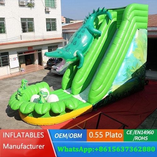 Crocodile water slide for sale inflatable water slide to buy