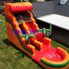 Red water slide for sale palm tree water slide to buy