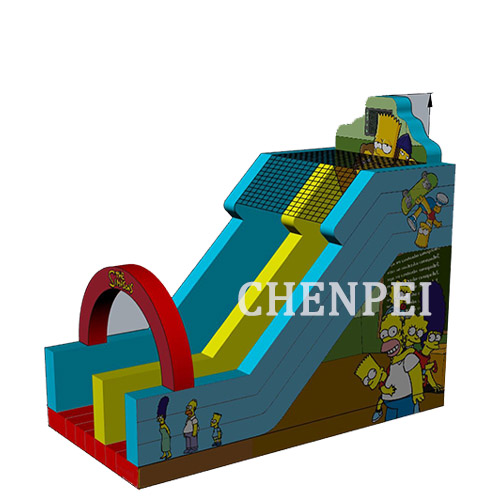 Funny inflatable slide commercial inflatable dry slide for sale