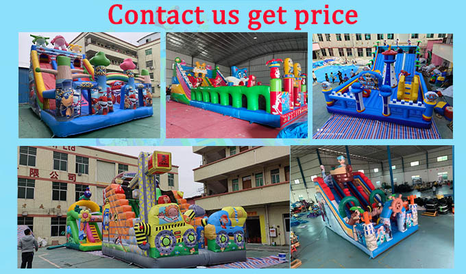 Big slide bouncy castles