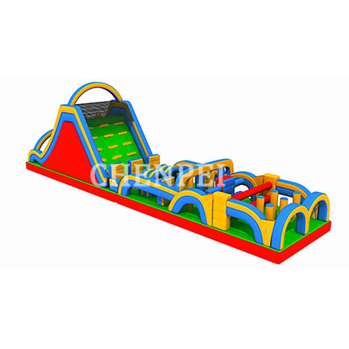 Big bouncy castle obstacle course for sale Commercial inflatable obstacle course for sale