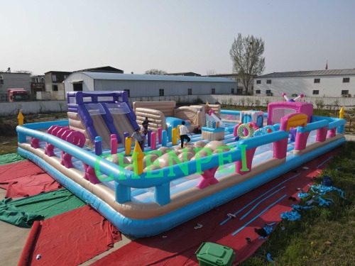Big inflatable playground for sale commercial grade
