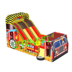 Fire truck inflatable bouncy castle playground