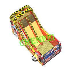 Fire truck inflatable bouncy castle playground