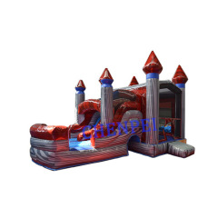 New bouncy castle with slide combo designment
